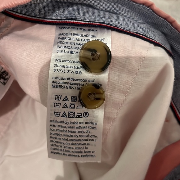 Tommy Hilfiger, 36/34 slim fit, salmon color - Picture 5 of 6
